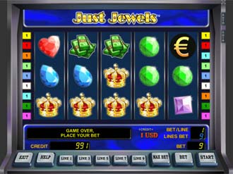 Играть в онлайн автомат Just Jewels бесплатно