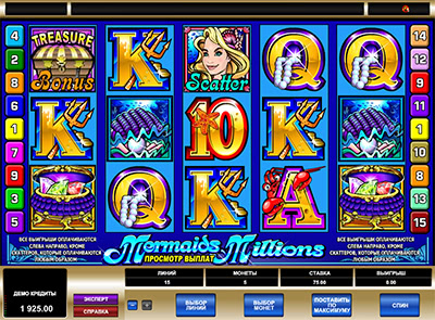 Игровой автомат Mermaids Millions