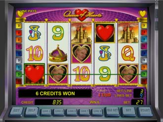 Бонусная игра Queen of Hearts онлайн
