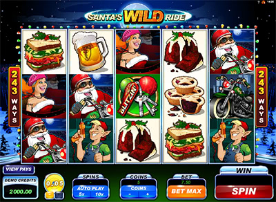 Игровые автоматы Santa's Wild Ride
