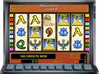 Pharaons Gold II бесплатная бонус игра